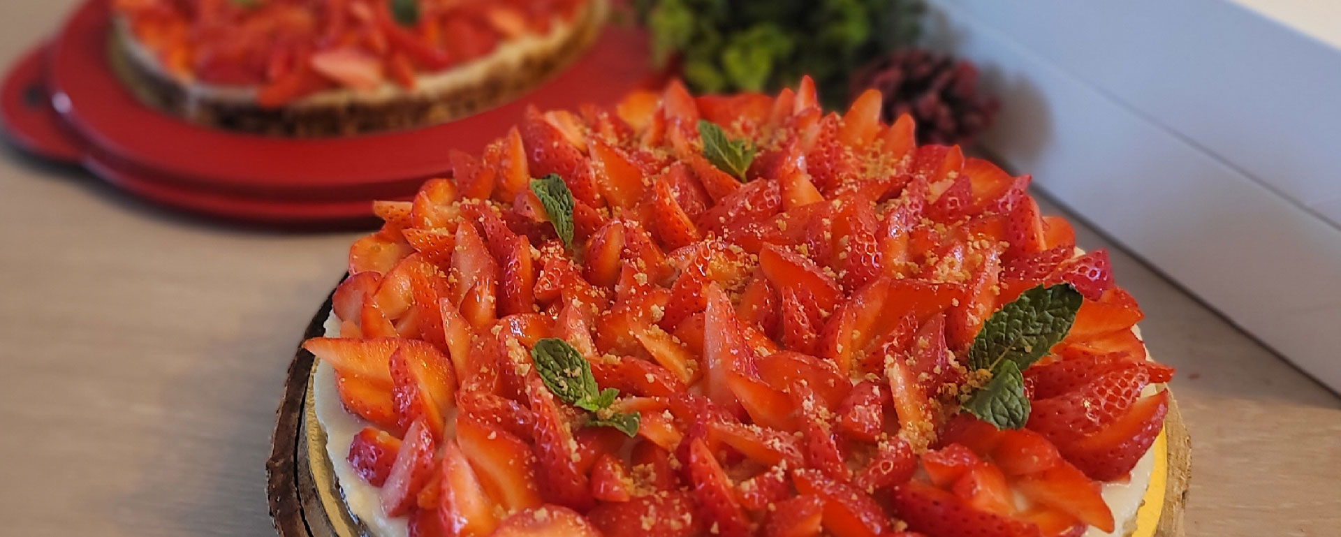 Tarte aux fraises par Dolcezza Gourmet